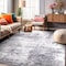 World Rug Gallery Distressed Abstract Area Rug 5' X 7' Gray 910GRAY5X7 - alternate 1
